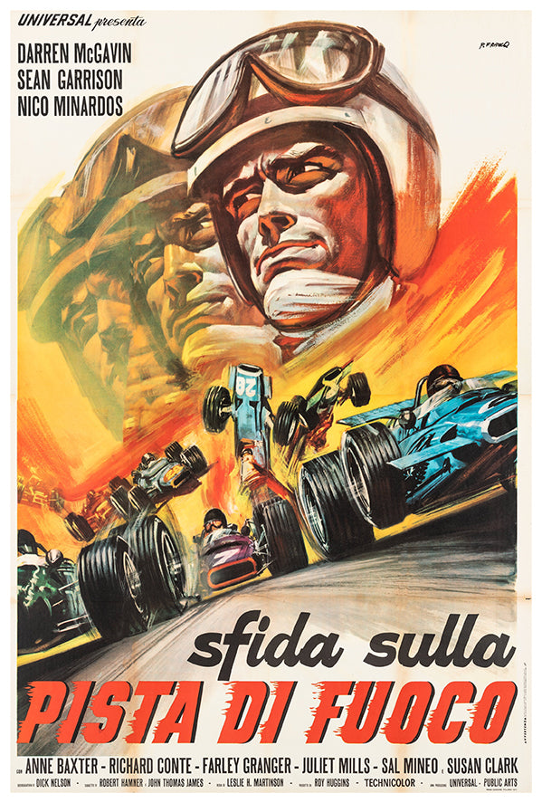 The Challengers - 1970 - Italian - Vintage Racing Poster – Lost
