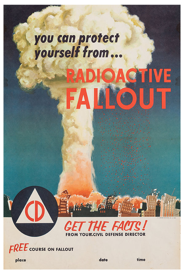 Radioactive Fallout - US Government Propoganda Poster – Lost