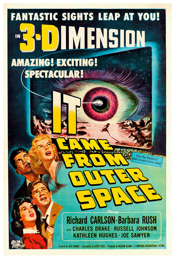 It Came From Outer Space - 1953- US - Movie Poster – Lost Island
