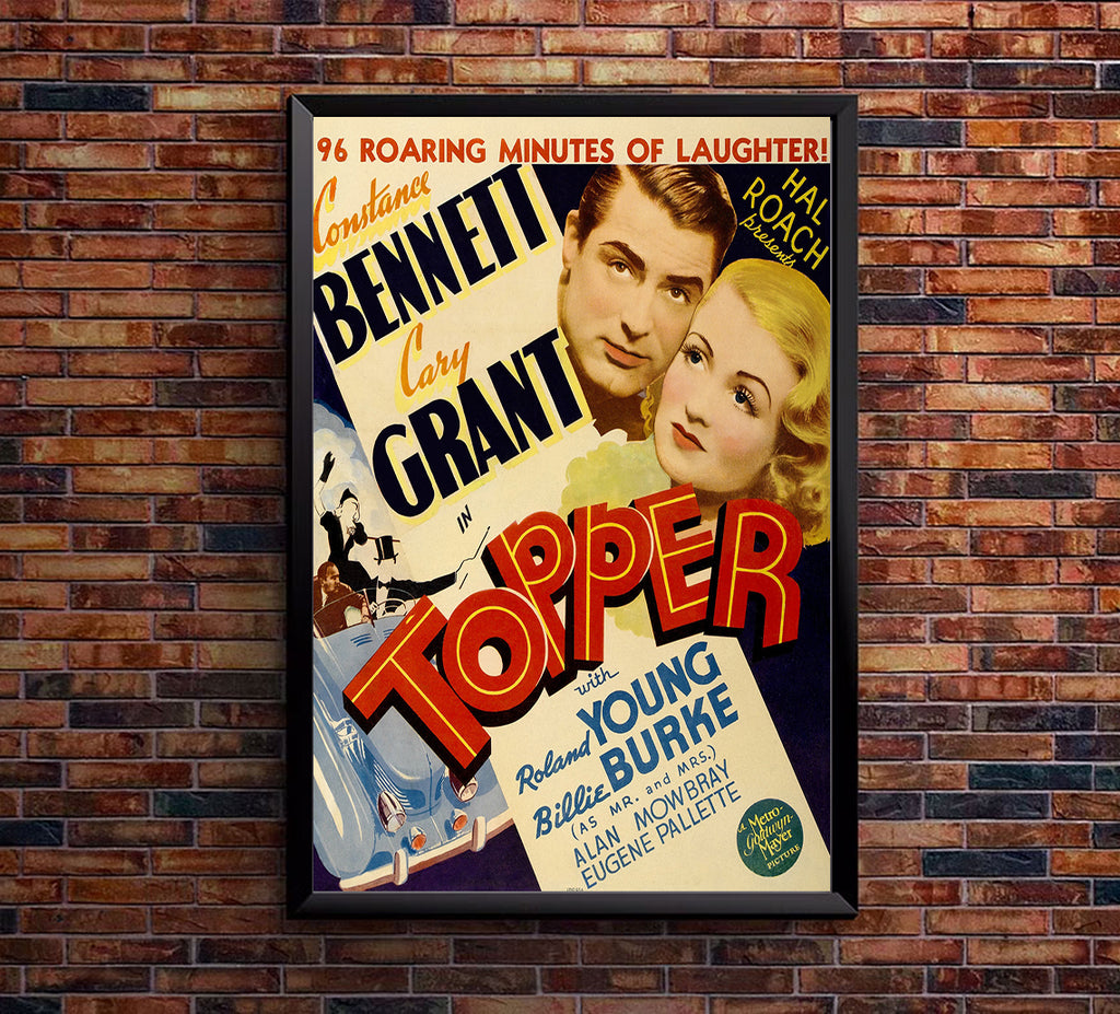 Topper 1937 Cary Grant US 2 Classic Movie Poster Lost Island topper-1937-cary-grant-us-2-classic-movie-poster-lost-island