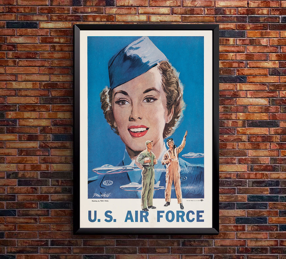 US Air Force - Woman Recruitment Poster – Lost Island Trading Company