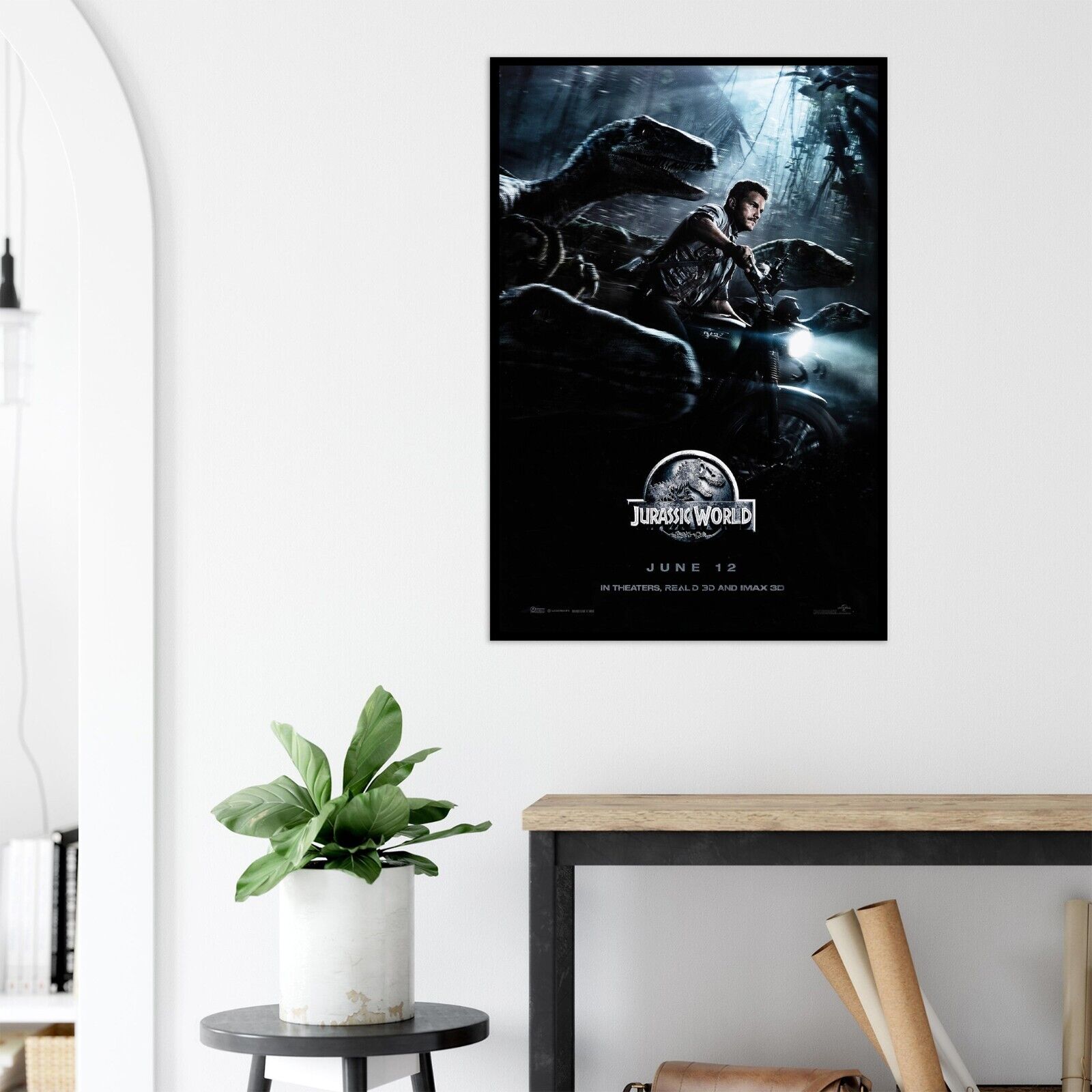 Jurassic World - Chris Pratt - 2015 - Movie Poster - US Release