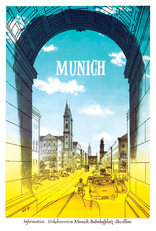 Vintage German Travel Posters