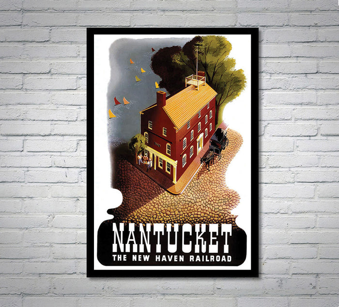 Nantucket - The New Haven Railroad - Vintage Travel Poster