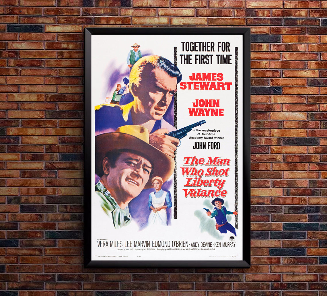 The Man Who Shot Liberty Valance - 1962 - Movie Poster