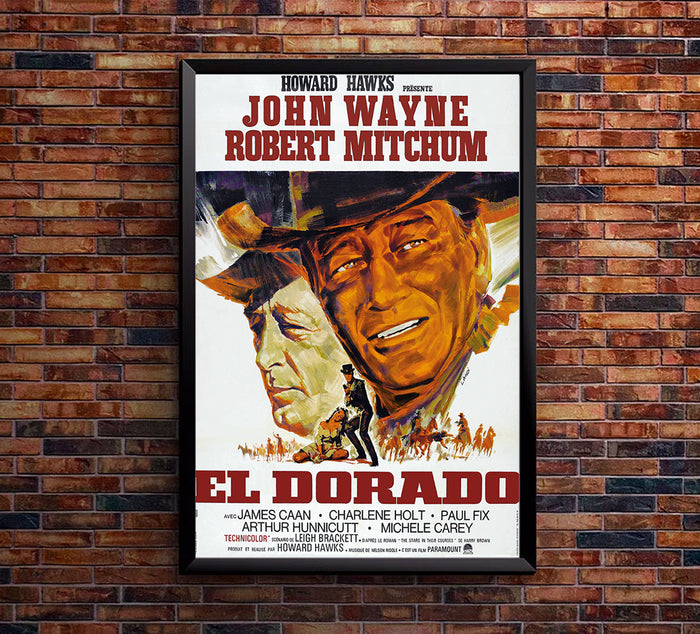 El Dorado - 1966 - French - Movie Poster  - John Wayne
