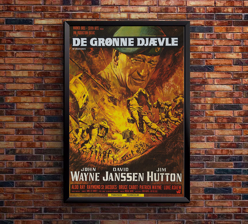 The Green Berets - John Wayne - Dutch - Movie Poster