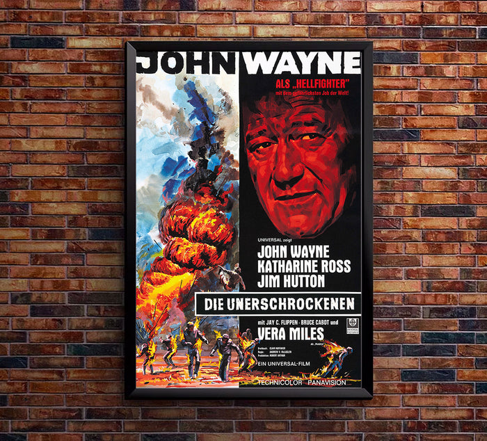 Hell fighters - German - Movie Poster