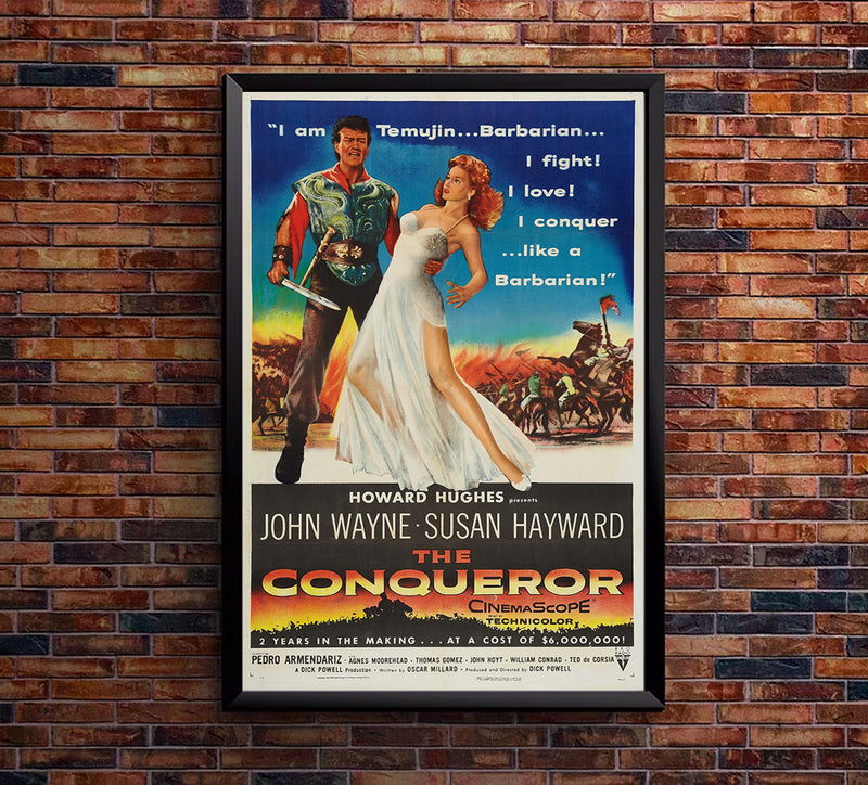 The Conqueror - 1956 - Movie Poster