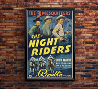 The Night Riders - John Wayne - 1939 - Movie Poster