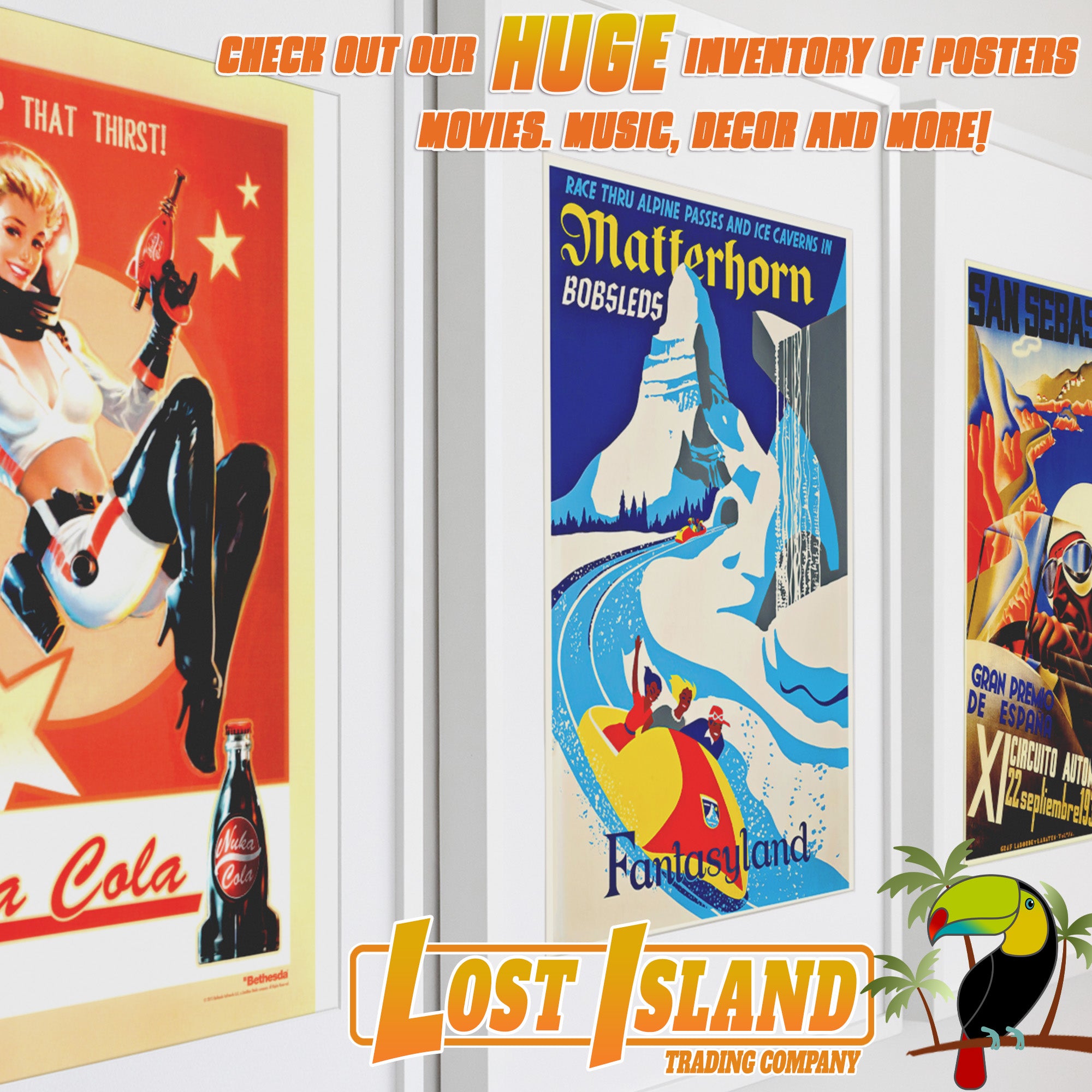 Lovely Day for a Guinness - Toucan - Vintage Advertising Poster