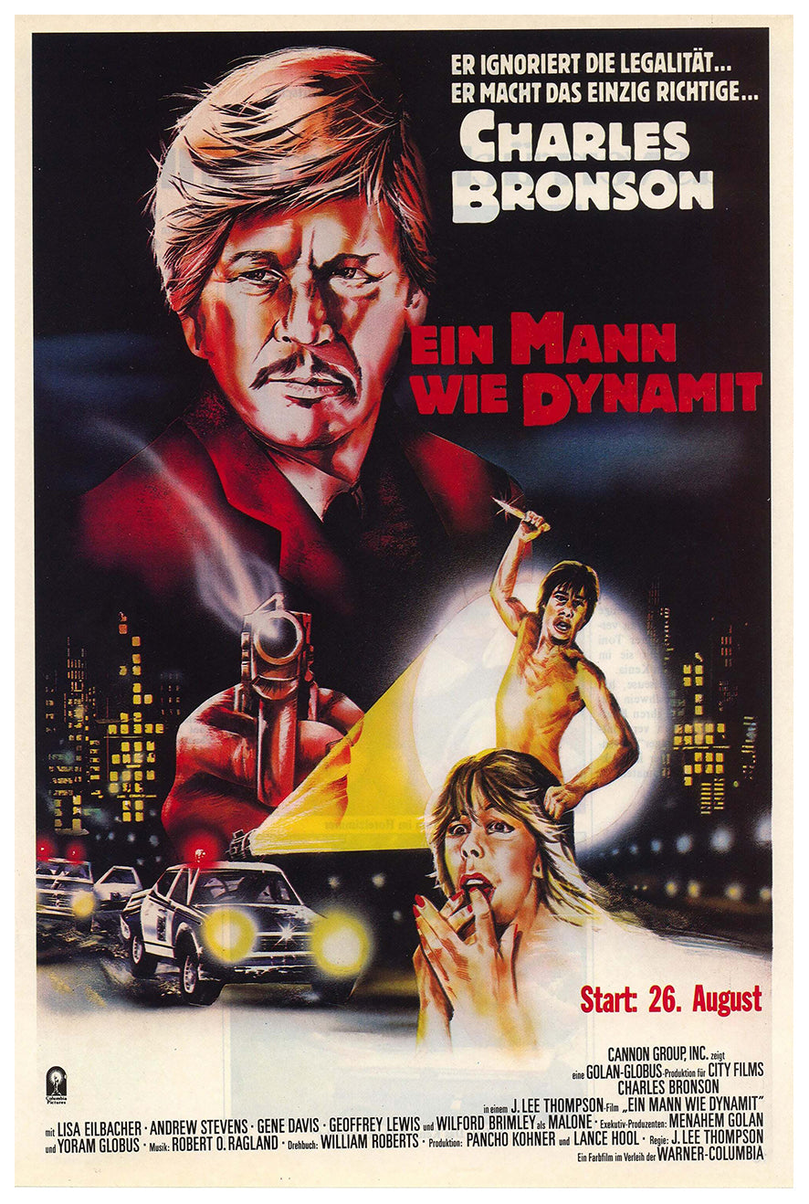 10 to Midnight 1983 - Charles Bronson - Germany - Classic Movie Poster