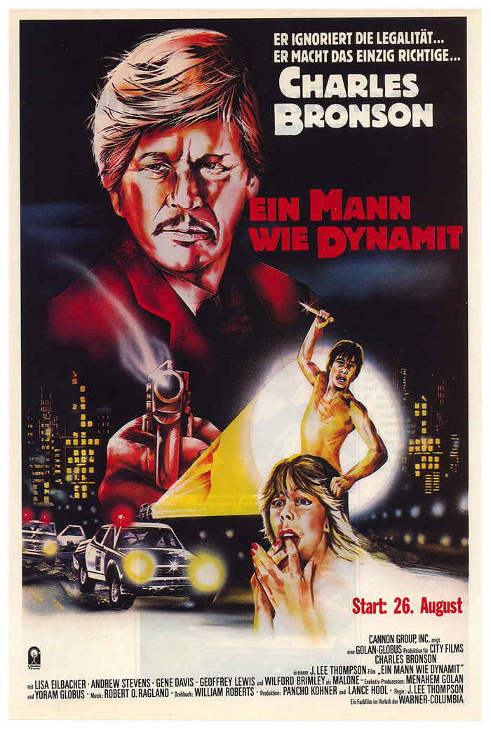 10 to Midnight 1983 - Charles Bronson - Germany - Classic Movie Poster