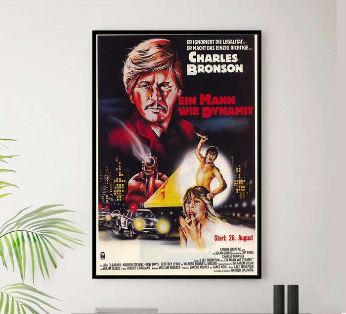 10 to Midnight 1983 - Charles Bronson - Germany - Classic Movie Poster