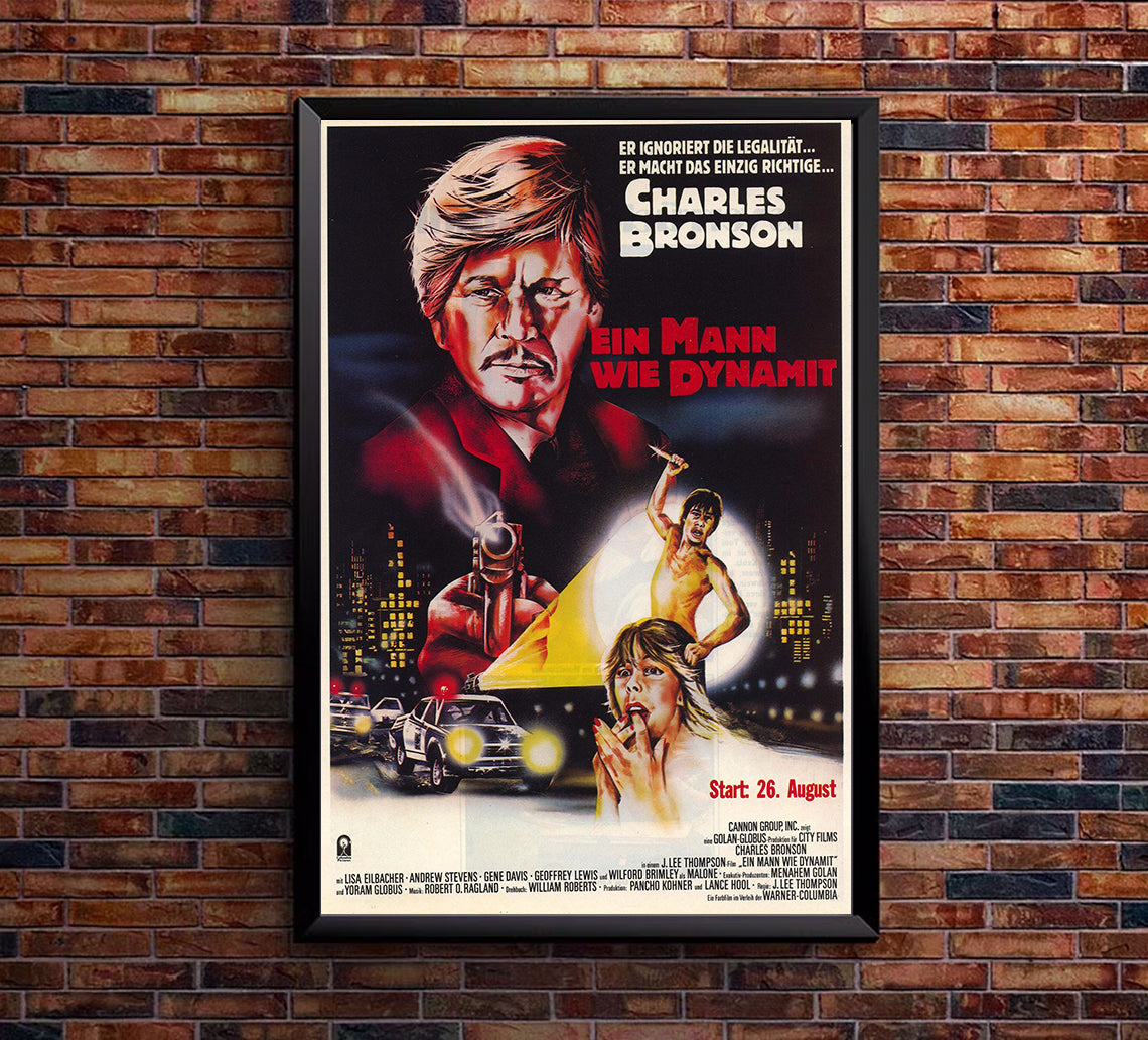 10 to Midnight 1983 - Charles Bronson - Germany - Classic Movie Poster