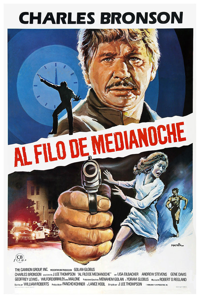 10 to Midnight 1983 - Charles Bronson - Spain - Classic Movie Poster