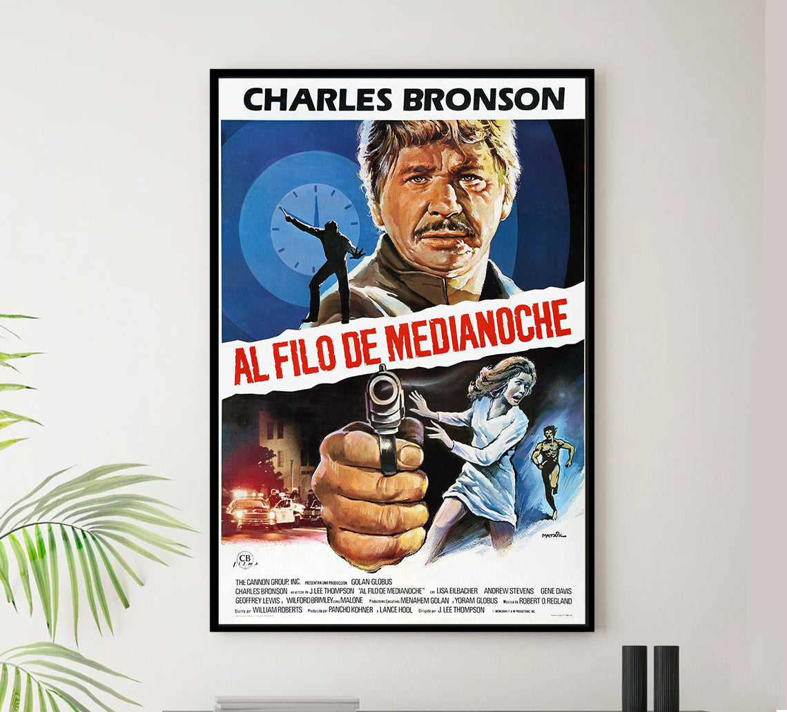 10 to Midnight 1983 - Charles Bronson - Spain - Classic Movie Poster