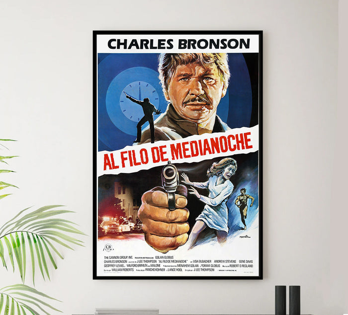 10 to Midnight 1983 - Charles Bronson - Spain - Classic Movie Poster