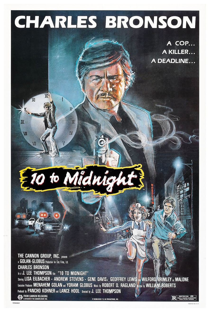 10 to Midnight 1983 - Charles Bronson - US - Classic Movie Poster