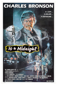 10 to Midnight 1983 - Charles Bronson - US - Classic Movie Poster