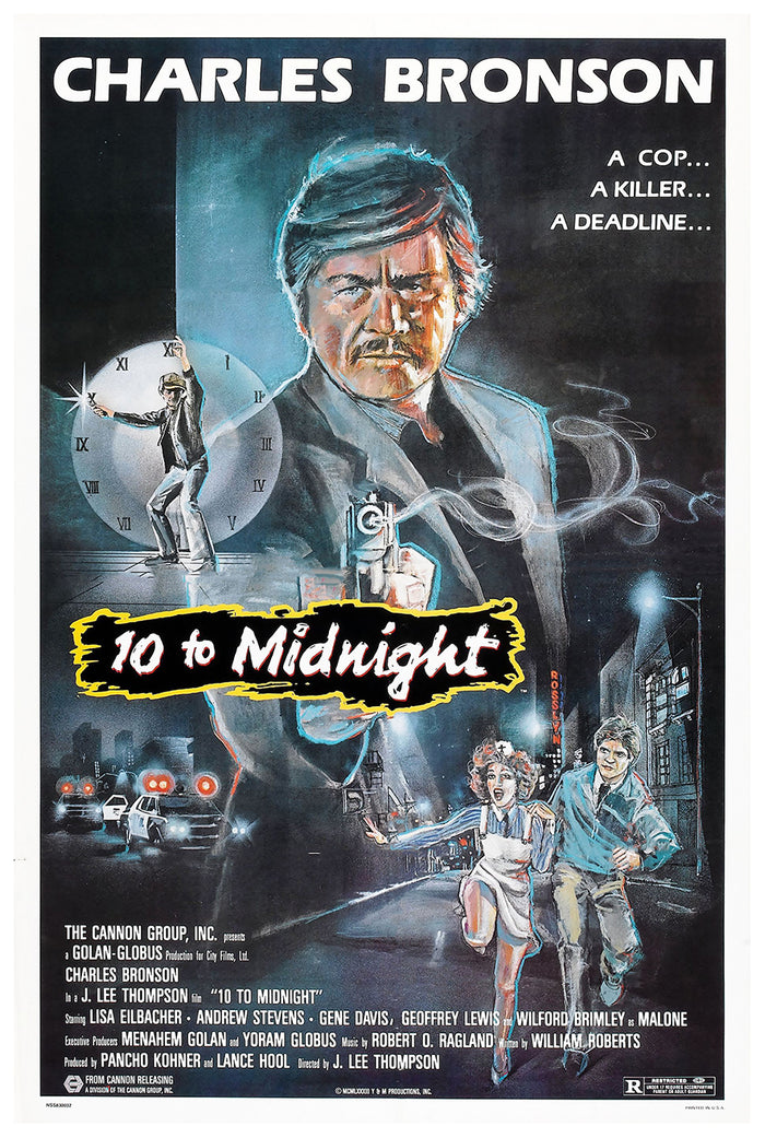 10 to Midnight 1983 - Charles Bronson - US - Classic Movie Poster