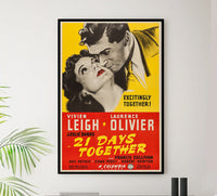21 Days 1940 - Laurence Olivier - US 2 - Classic Movie Poster