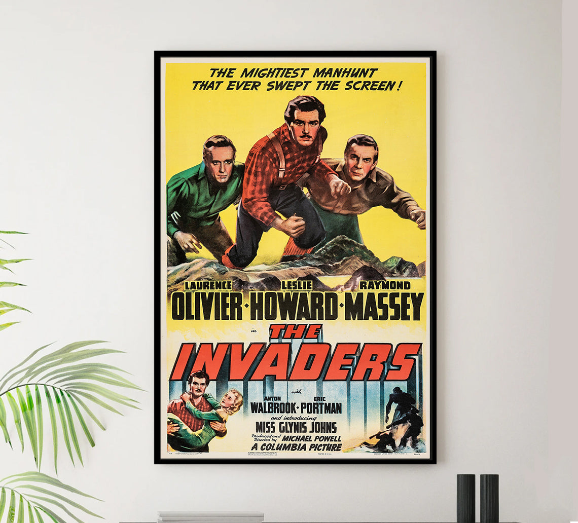 49th Parallel 1941 - Laurence Olivier - US 2 - Classic Movie Poster