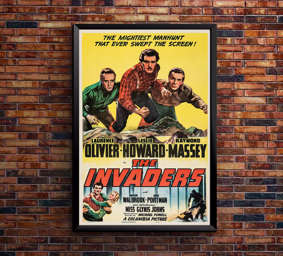 49th Parallel 1941 - Laurence Olivier - US 2 - Classic Movie Poster