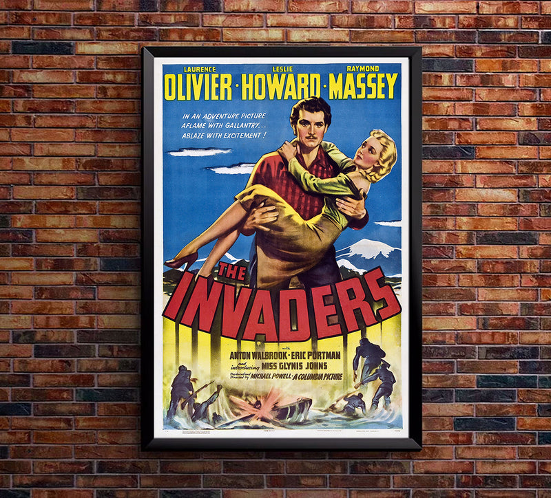 49th Parallel 1941 - Laurence Olivier - US - Classic Movie Poster