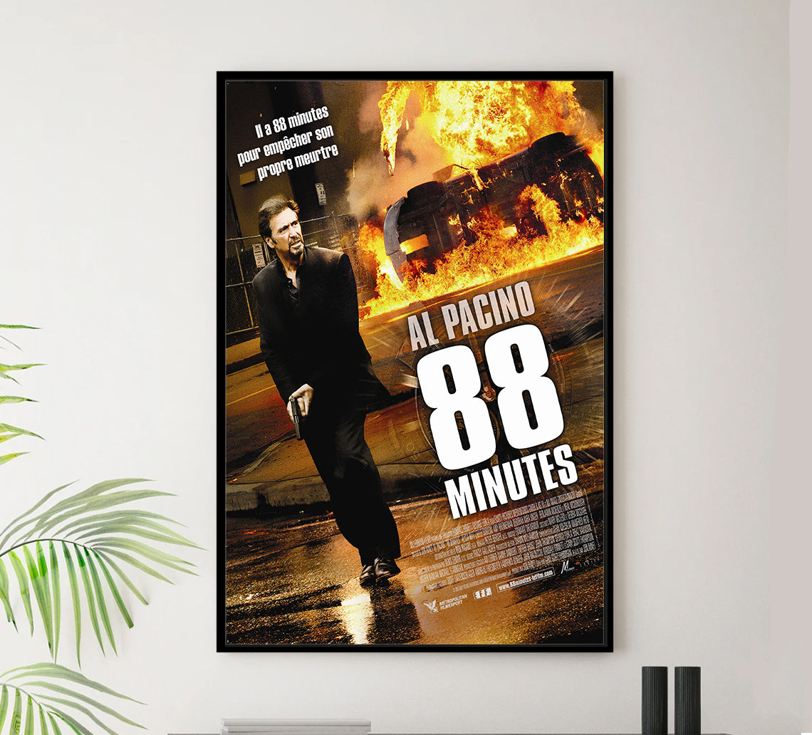 88 Minutes 2007 - Al Pacino - France - Classic Movie Poster