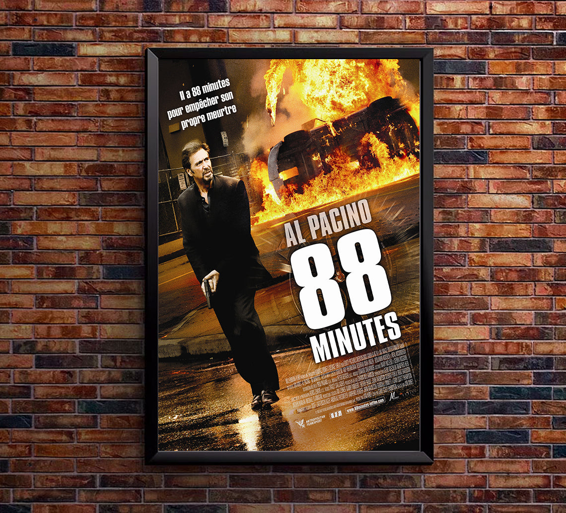 88 Minutes 2007 - Al Pacino - France - Classic Movie Poster