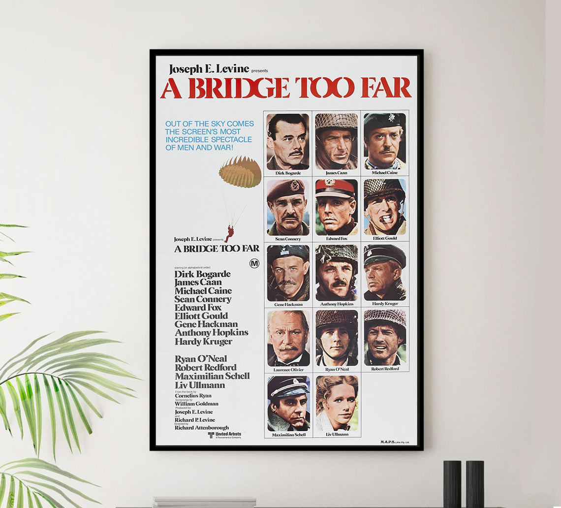 A Bridge Too Far 1977 - Laurence Olivier - Australia - Classic Movie Poster