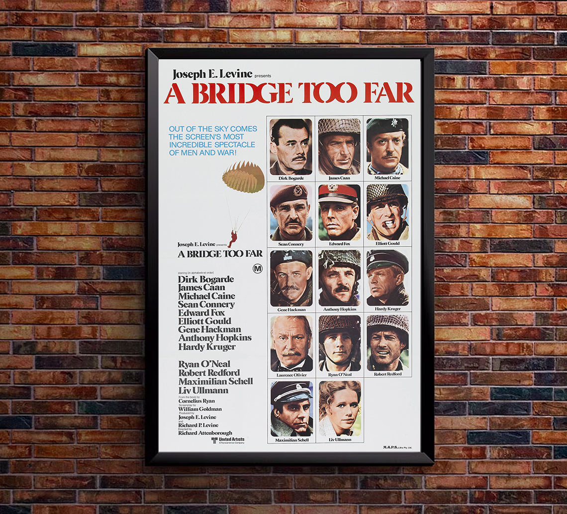 A Bridge Too Far 1977 - Laurence Olivier - Australia - Classic Movie Poster