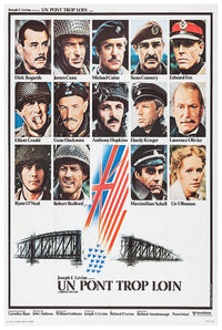 A Bridge Too Far 1977 - Laurence Olivier - France - Classic Movie Poster