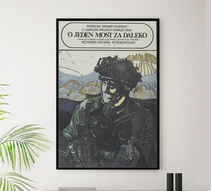 A Bridge Too Far 1977 - Laurence Olivier - Poland - Classic Movie Poster