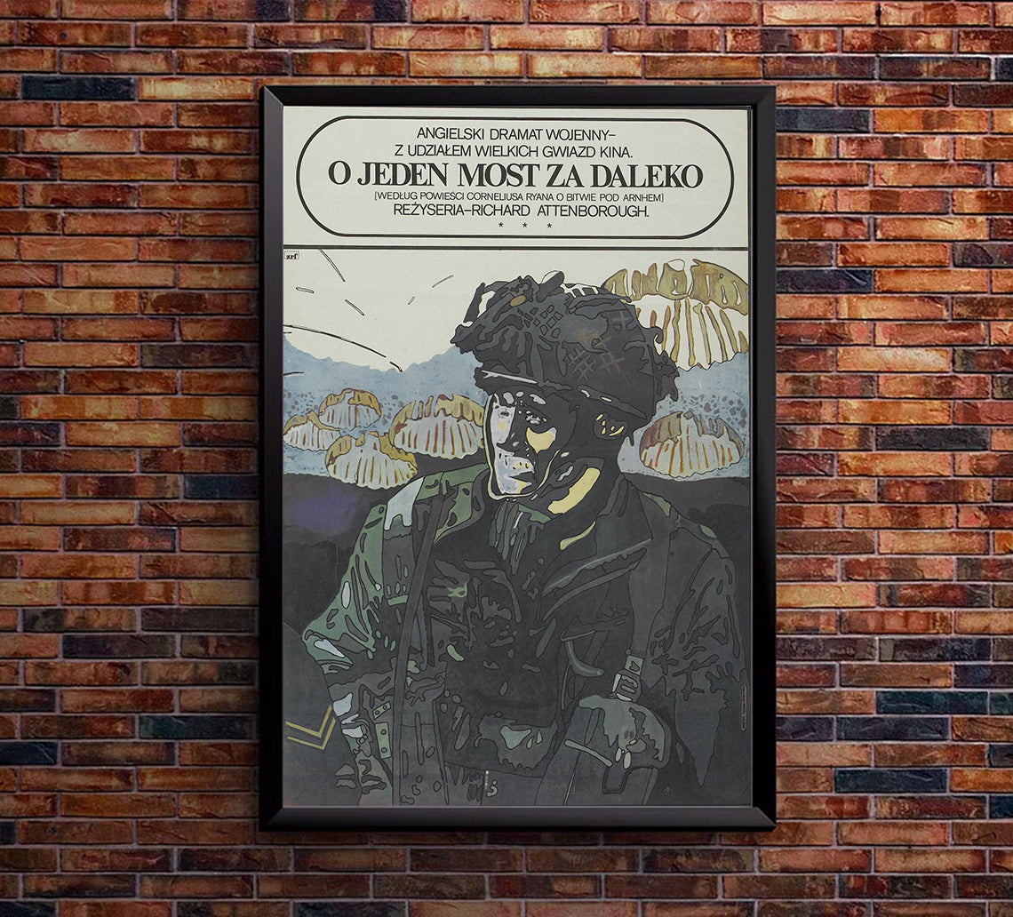 A Bridge Too Far 1977 - Laurence Olivier - Poland - Classic Movie Poster