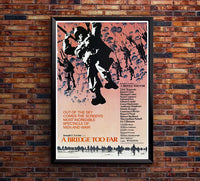 A Bridge Too Far 1977 - Laurence Olivier - US - Classic Movie Poster