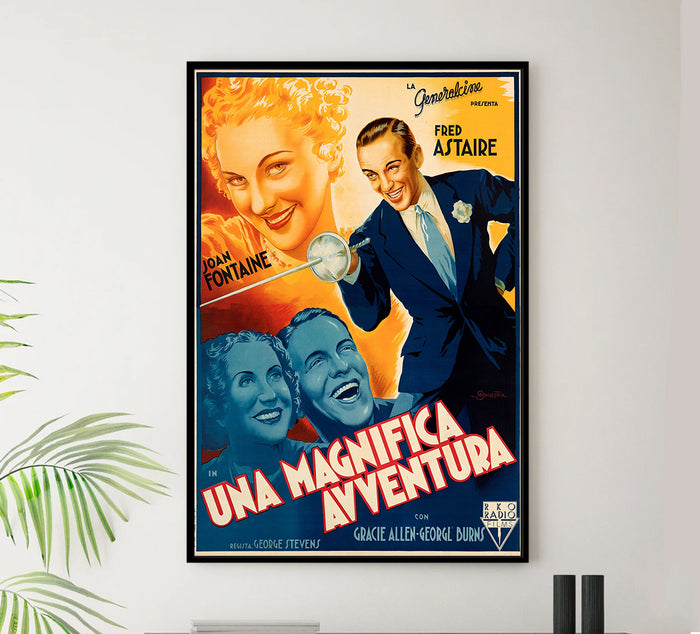A Damsel in Distress 1937 - Italy - Classic Movie Poster