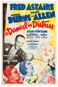 A Damsel in Distress 1937 - US - Classic Movie Poster