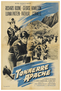 A Thunder of Drums 1961 - Charles Bronson - France - Classic Movie Poster
