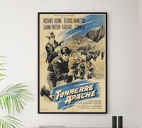 A Thunder of Drums 1961 - Charles Bronson - France - Classic Movie Poster