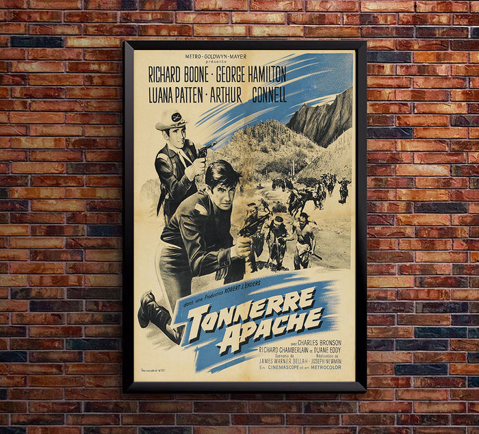 A Thunder of Drums 1961 - France - Classic Movie Poster