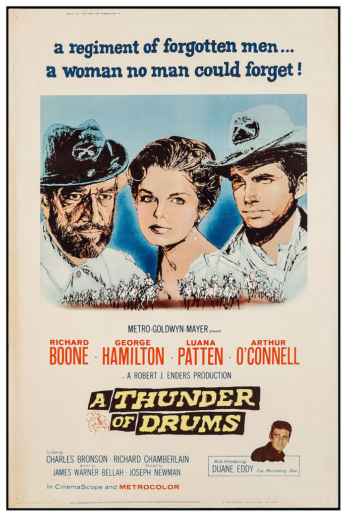 A Thunder of Drums 1961 - US - Classic Movie Poster
