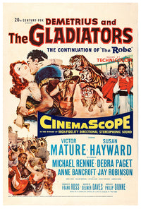 Demetrius and the Gladiators - 1954 - Vintage Movie Poster