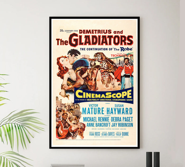 Demetrius and the Gladiators - 1954 - Vintage Movie Poster