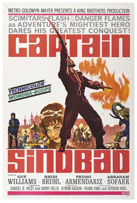 Captain Sindbad - 1963 - Vintage Movie Poster
