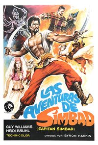 Captain Sindbad - 1963 - Spanish - Vintage Movie Poster