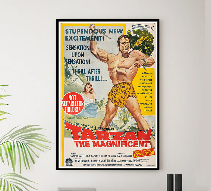 Tarzan the Magnificent - 1960 - Vintage Movie Poster