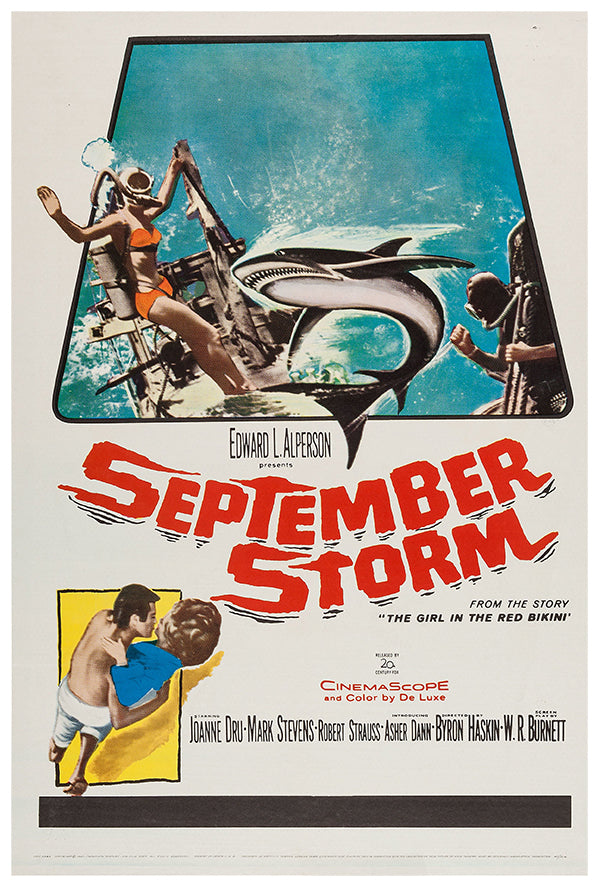 September Storm - 1960 - Vintage Movie Poster