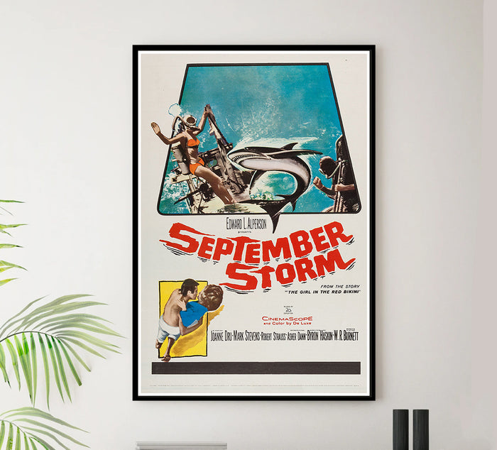 September Storm - 1960 - Vintage Movie Poster